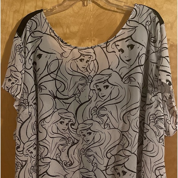 Disney Tops Disneys The Little Mermaid Ariel Blouse Poshmark
